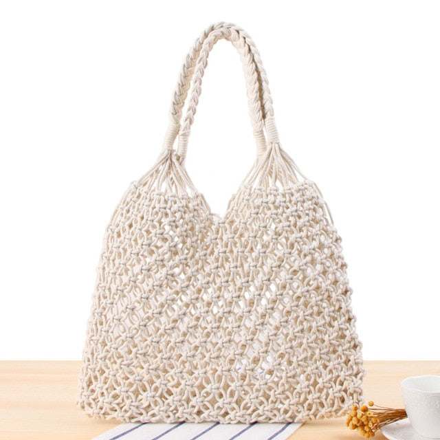 Handmade Cotton Rope Summer Bag